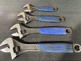 Blpadj404sg Blue Point Tools 4 Piece Soft Grip Adjustable Wrench Set