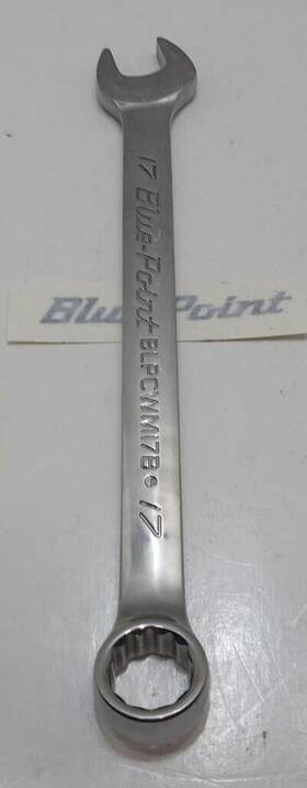 Blpcwm17b Blue Point Tools 17mm Metric 12pt Combination Wrench Used