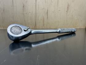 707-h Bonney Used Vintage 1/2 Inch Drive Ratchet Knurled Handle Model Aa Made In Usa
