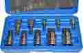 Bssb10p Cal 10 Pc Xzn 12 Point Mm Triple Square Spline Bit Socket Set S2 Steel Bits New 091044644589