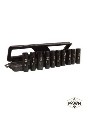 Fvs035284 Campbell Hausfeld Aa000020 1/2 Inch Drive Impact 6pt Deep Socket Set 11 Piece Not