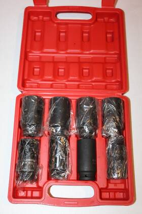 Cs052 Casoma Casoman 12 Point 1/2 Inch Drive Deep Spindle Axle Nut Impact 8 Pce Socket Set As-is
