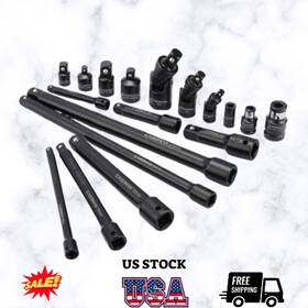 Casoman 757255152809 Piece Drive Tool Accessory Set Premium Cr-v Steel With Black Phosphate Finish