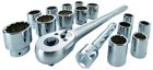 Cmmt12036 Craftsman Shallow Socket Set Standard Sae Metric Polished Chrome New
