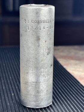 Ds16 Cornwell 13/16 Inch 12pt 1/2 Drive Socket Usa