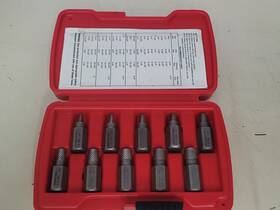 Atc53226 Cornwell Tools Usa # 10 Piece Screw Extractor Set