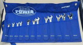 Mvp026218 Cornwell Tools Bpaw12mst Blue Power 12pc Metric Angle Wrench Set 8mm-19mm