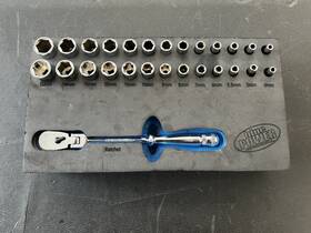 Pd4055801 Cornwell Tools Cbp271fs - 27 Piece Bluepower 1/4 Inch Drive Metric