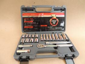 Cougar Pro 076799000347 Socket Wrench Set 3/8 Inch Drive Sae 21 Pieces A34