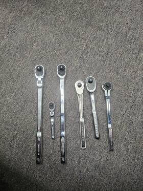Craftsman 099575449925 Lot Of 6 New Nos Sears Ratchet 1/2 Inch And 3/8 Drive