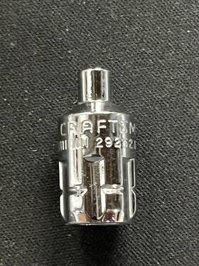 29252 Craftsman Max Axess Through Socket 1/4 Inch Drive 3.5mm Size 6 Point #29252