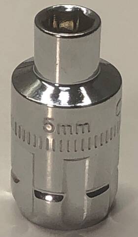 29255 Craftsman Max Axess Through Socket 1/4 Inch Drive 5mm Size 6 Point