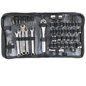 33963 Craftsman 45 Pc Sae Metric Tool Set 1/4 3/8 Drive Ratchet Wallet Case Usa