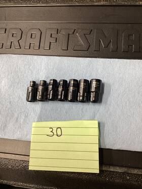35453 Craftsman Universal Max Axess 14 Inch Drive Sae Socket Set 5/32 -11/32