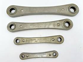 4367443673 Craftsman Usa 4 Pc Ratcheting Boxed End Wrenches - Metric 6 8 10 11 14 16 17 19