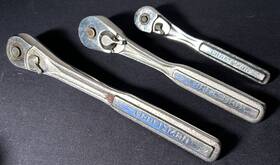 43785-44807-44808 Craftsman 3 Vintage Ratchets 2 3/8 Inch Drive And 1 1/4 Series -v- Vt-aaj Oil Port