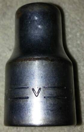 44054-v Craftsman Vintage - V 44054 7/16 Ftft Socket 1/2 Drive 12 Point
