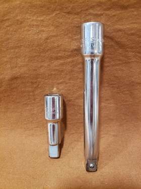 Craftsman 44133-44131 G-44131 V-44133 1/2 Drive 2pc Socket Extensions 6 Inch 3 Usa