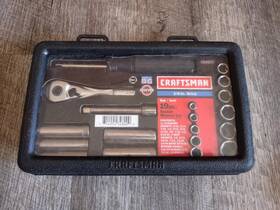 Craftsman 714994348009 34800 19-pc. 6-point Socket Wrench Set 1/4 Inch Drive In Original Case