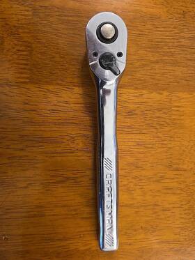 81748 Craftsman Cmmt 3/8 Inch Drive Ratchet 72 Tooth Polished Chrome