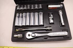 9-44149 Craftsman Sears/ Craftsman- 3/8 Drive Socket Wrench Set- 9 44149- 20 Pieces Total Vintage