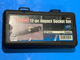 919430 Craftsman Vintage 11 Piece Impact Socket Set 19430 Standard 1/2 Inch Drive No 3/4