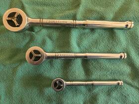 934977 Craftsman Vintage 1/4 Inch 3/8 1/2 Thumbwheel Drive Socket Wrench Set