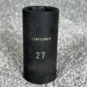 Cmmt16087 Craftsman Deep Impact Socket Metric 1/2-inch Drive 27mm
