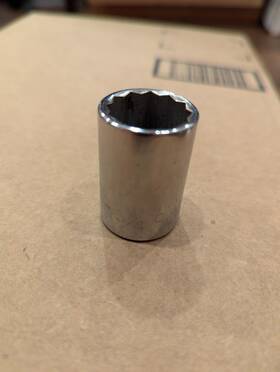 G47508 Craftsman 3/4 Inch 12 Point Chrome Socket 1/2 Drive Made In Usa