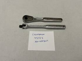 Ku-44807 Craftsman Used 1/4 Inch Drive Quick Release Ratchet And Breaker Bar