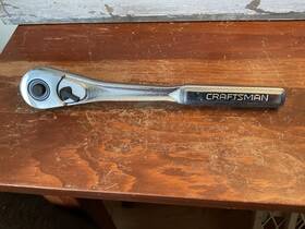 Kv-44809 Craftsman 1/2 Inch Drive Quick Release 10.25 Long Ratchet -kv- 44809 Made Usa