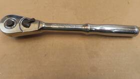 Kw-44813 Craftsman Vintage 3/8 Inch Drive Ratchet Round Handle Polished Finish