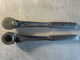 T1v-44809 Craftsman Lot-80 1/2 Inch Drive Ratchets And V Used Good Working Condition