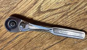 U.s.a.-vg-44811 Craftsman Vintage 3/8 Drive Ratchet Quick Release -vg-44811 Usa Made