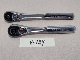 Vh-44811 Craftsman 44808 Lot Of 2 38 Inch Drive Ratchets D-ad Quick Release 139