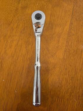 Vk-44813 Craftsman Vp-44813 Vintage 3/8 Inch Drive Ratchet Teardrop Quick Release Usa Made