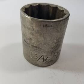 Vv47511 Craftsman 1/2 Drive Socket 15/16 Inch 12 Point Vv 47513 Shallow Made In Usa