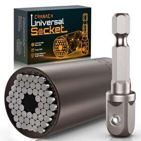 Cranach 761062747622 Stocking Stuffers Super Universal Socket - Tools Gifts For Men Women Grip Soc