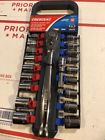 Csws7n Csws7m Crescent Drive Piece Socket Wrench Set Sae And Metric New