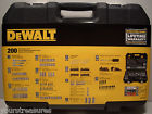 Dewalt 200 Piece Mechanics Tool Set W 1 4 3 8 2 In Drive Ratchets Sockets New 076174750003