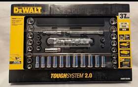 Dwmt45400 Dewalt Socket Set With Toughsystem 2.0 3/8 In 37-piece