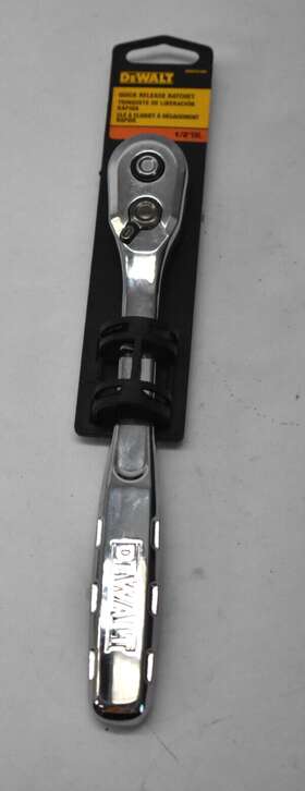 Dwmt81098 Dewalt Quick Release Ratchet Chrome Finish 1/2 Inch Drive Sae Genuine Oem