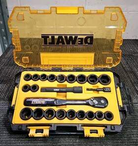 70105432 Dewalt Tools 23pc 1/2 Inch Drive Combination Impact Socket Set With Case