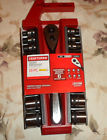 24963 Drive 19 Socket Craftsman 8 3 Piece Ratchet Set .