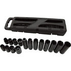 Dsiss1612mu Ironton Standard Deep Impact Socket Set Drive Metric