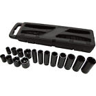 Dsiss1638mu Ironton Standard Deep Impact Socket Set Drive Metric