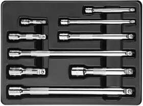 Duratech 820909768074 Wobble Socket Extension Bar Set 1/4 3/8 1/2 Drive