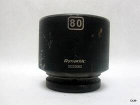 80mm1dr Dynamic 1 Inch Drive 80mm Jumbo Impact Socket 6 Point Tractor Metric