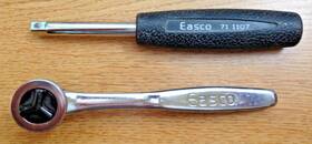 71-1107 Easco 1/4 Inch Drive Thumbwheel Ratchet 71 1103 And Spinner Handle Made In Usa
