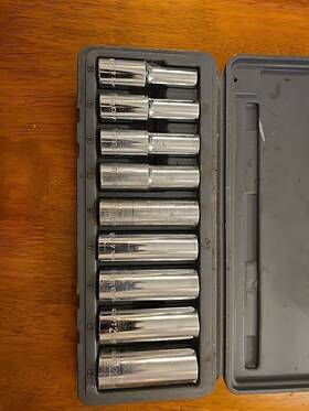 776-1552 Evercraft Napa 1/2 Inch Drive Metric Deep Socket Set 9 Pc
